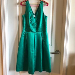 Green Calvin Klein midi dress